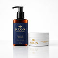 Kit Cera Modeladora Efeito Matte Kron + Leave-in Hidratação e Restauração 120g Kron
